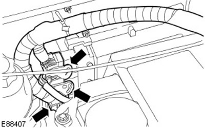 Модуль управления двигателем (ECM) - снятие и установка Defender 2007