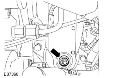 Правая опора двигателя - снятие и установка Defender 2007