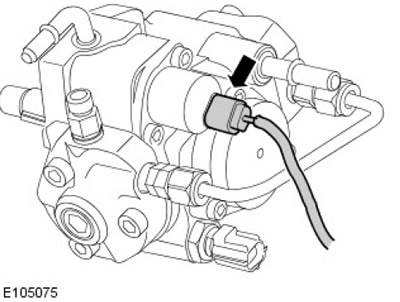 Клапан дозировки топлива - снятие и установка Defender 2007