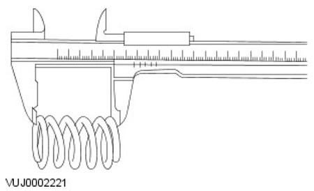 Длина пружины клапана в свободном состоянии Defender 2007