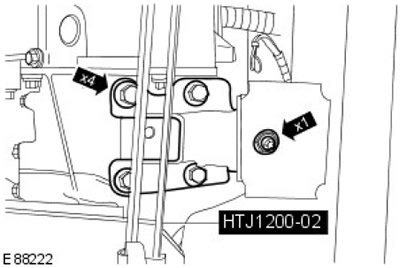 Установка механической коробки передач Defender 2007