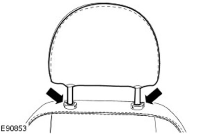 Обивка спинки переднего сидения Defender 2007