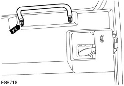 Панель обивки двери багажного отделения Defender 2007