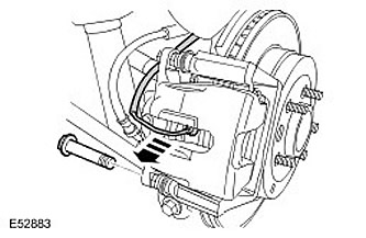 Снятие и установка задних тормозных колодок Discovery 3