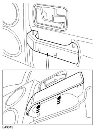 Панель отделки передней двери Discovery 3