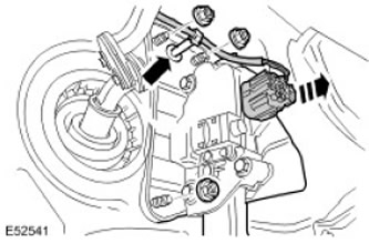 Снятие и установка педали акселератора Discovery 3