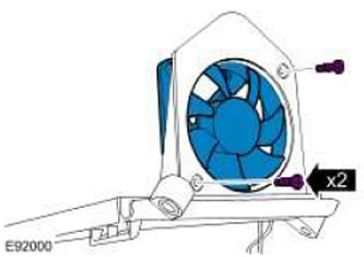 Вентилятор охлаждения модуля управления двигателем 2.7L Discovery 3