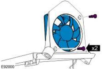 Вентилятор охлаждения модуля управления двигателем 4.0L Discovery 3