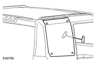 Стекло окна задней боковой части кузова Discovery 3
