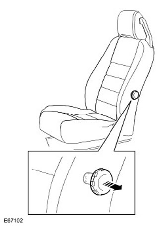 Обивка спинки переднего сидения Discovery 3