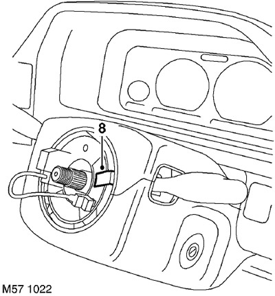 Рулевое колесо - снятие и установка Freelander 1