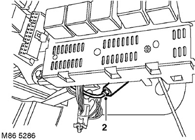 Коаксиальный провод - передняя антенна - 3-х дверные модели Freelander 1