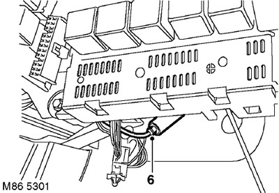 Коаксиальный провод - передняя антенна - 5-и дверные модели Freelander 1