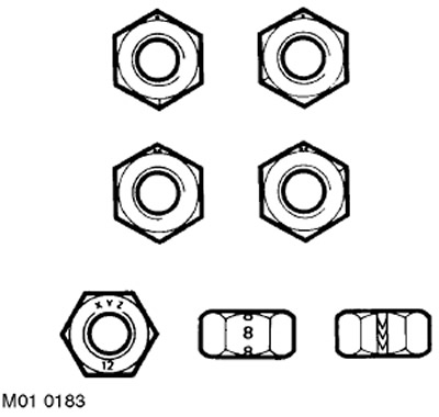 Обозначение гаек Freelander 1