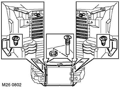 Радиатор в сборе - снятие и установка Freelander 1