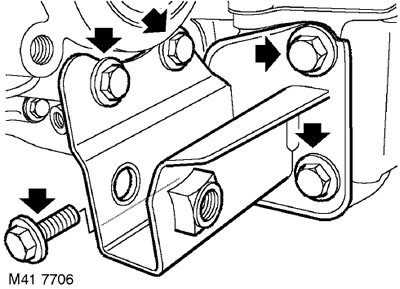 Прокладка задней крышки картера раздаточной коробки: модели с двигателем Td4 Freelander 1