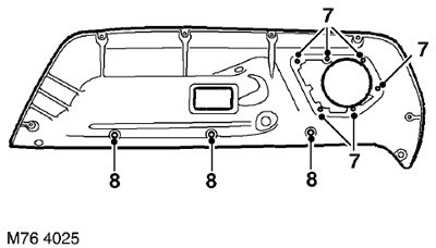 Декоративная панель передней двери 3-дверного автомобиля Freelander 1