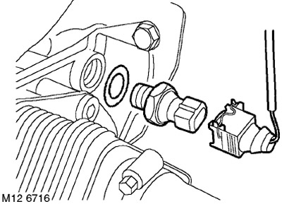 Контактный датчик давления масла Freelander 1