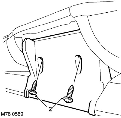 Обивка спинки заднего неразрезного сиденья 3-дверного автомобиля Freelander 1