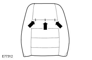 Обивка спинки переднего сидения Freelander 2