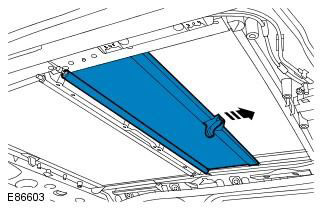 Солнцезащитная панель для прозрачной крыши Freelander 2