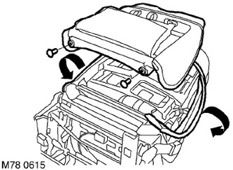 Обивка спинки переднего сиденья Range Rover 3
