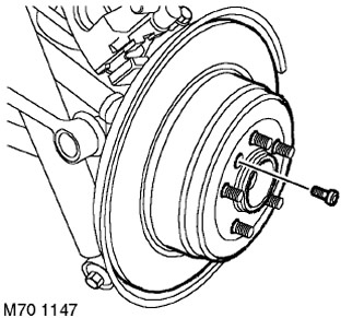 Тормозной диск задних тормозных механизмов Range Rover 3