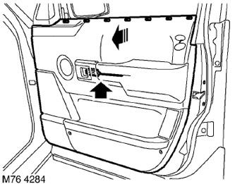 Панель передней двери Range Rover 3