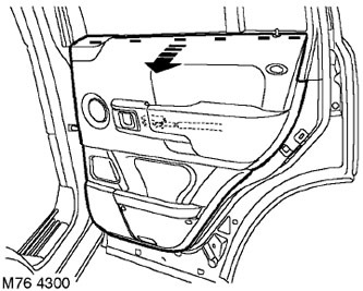 Панель задней двери Range Rover 3