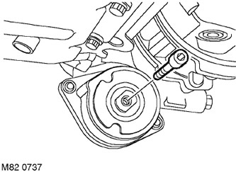 Натяжитель ремня привода компрессора - двигатель TD6 Range Rover 3