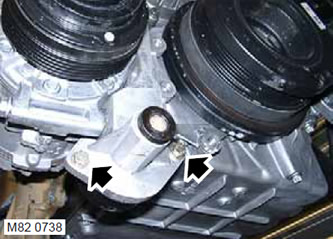 Натяжитель ремня привода компрессора - двигатель TD6 Range Rover 3
