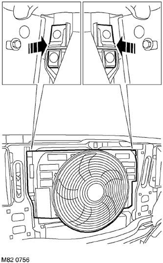 Электродвигатель вентилятора конденсатора Range Rover 3