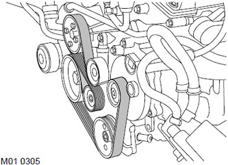 Натяжитель ремня привода навесного оборудования V8 Range Rover 3
