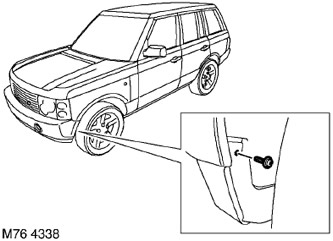 Передний внешний датчик системы помощи при парковке Range Rover 3