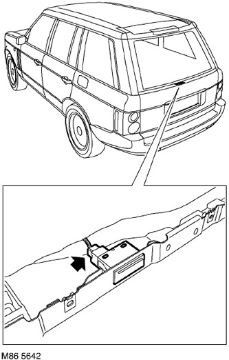 Выключатель двери багажного отделения нижнего борта Range Rover 3