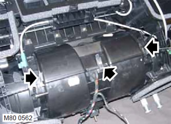 Вентилятор в сборе с электродвигателем Range Rover 3