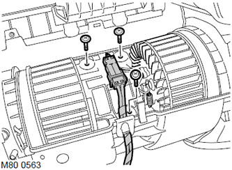 Вентилятор в сборе с электродвигателем Range Rover 3