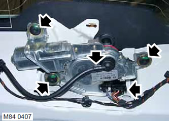 Электродвигатель стеклоочистителя двери багажного отделения Range Rover 3
