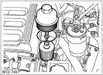 Моторное масло и масляный фильтр двигателя TD V6 Range Rover 3