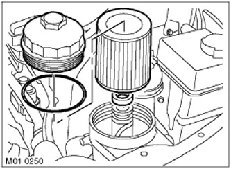 Моторное масло и масляный фильтр двигателя V8 Range Rover 3