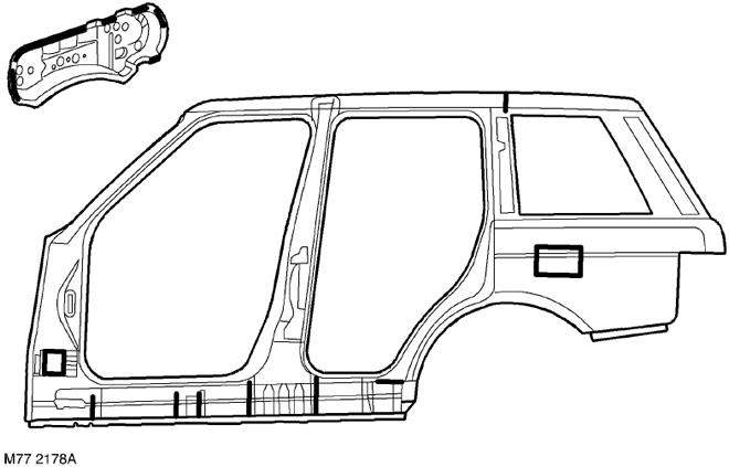Нанесение герметика на колесную арку и боковую панель кузова Range Rover 3