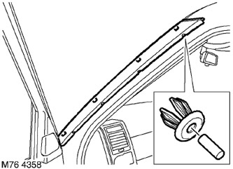 Боковая накладка ветрового стекла Range Rover 3