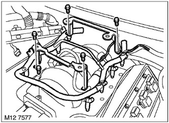 Топливная рампа: снятие и установка Range Rover 3