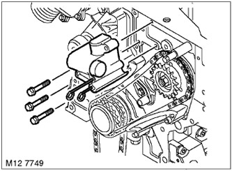 Переборка крышки шестерён механизма газораспределения Range Rover 3