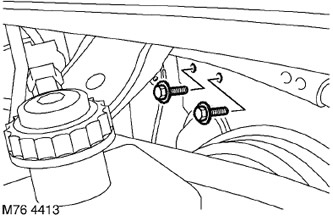 Снятие и установка панели управления для доступа Range Rover 3