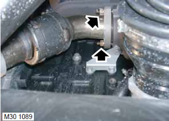 Система выпуска отработавших газов и подвеска элементов Range Rover 3