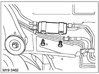 Снятие и установка топливного бака Range Rover 3