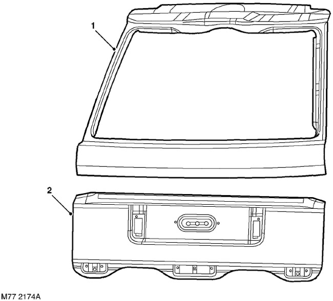 Заменяемые детали кузова Range Rover 3