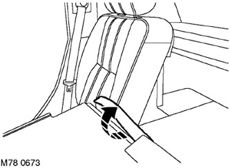 Передняя накладка подлокотника заднего сиденья Range Rover 3